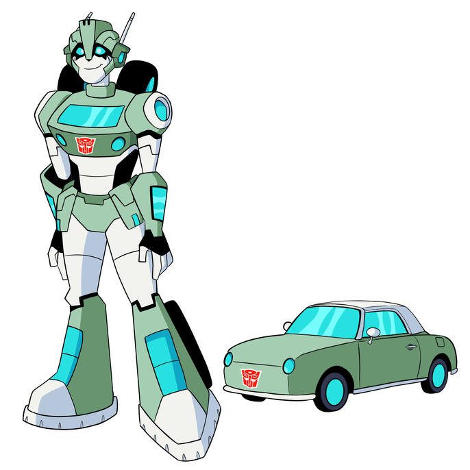 Transformers Animated Character Design